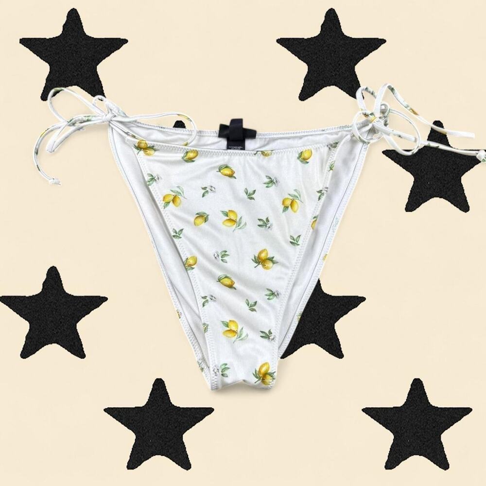 ★ LA Heart High Cut Lemon Bikini Bottoms ★